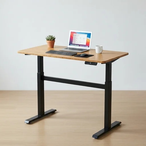 FlexiSpot Kana Bamboo Standing Desk view 3