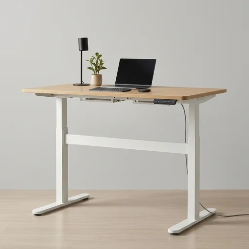 IKEA MITTZON Sit Stand Desk view 2