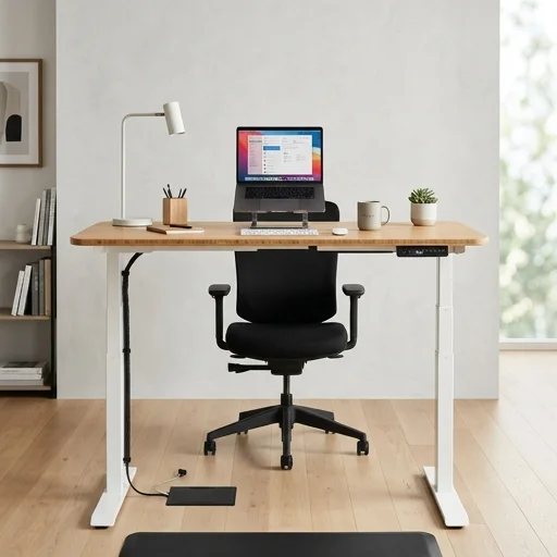 Fully Jarvis Bamboo Standing Desk view 2